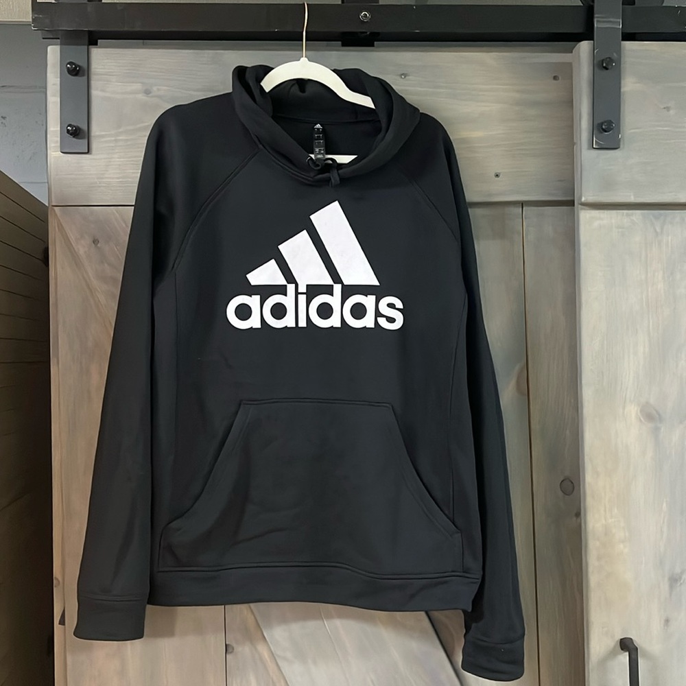Adidas Black Hoodie Large